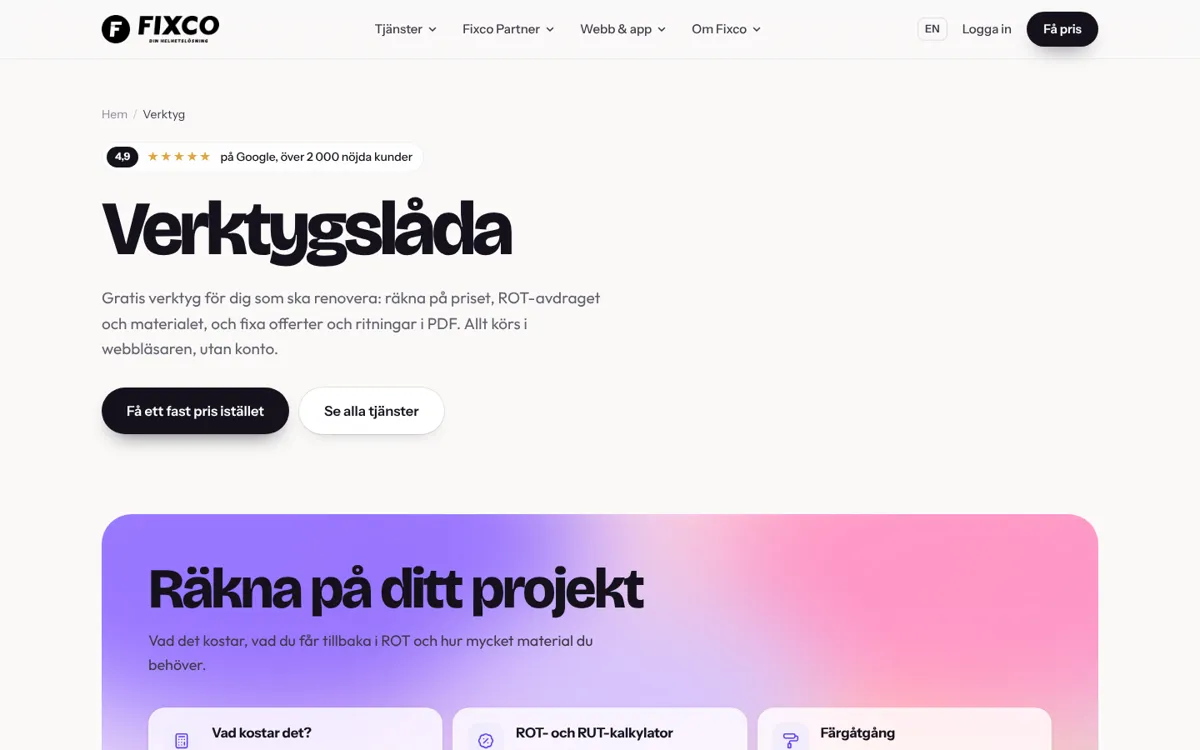 Verktygslådan på fixco.se