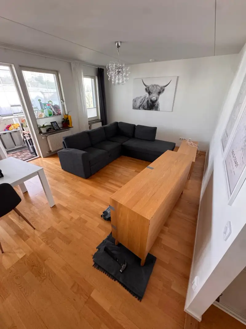 Golvbyte i lägenhet – Liljeholmen, Liljeholmen, Stockholm