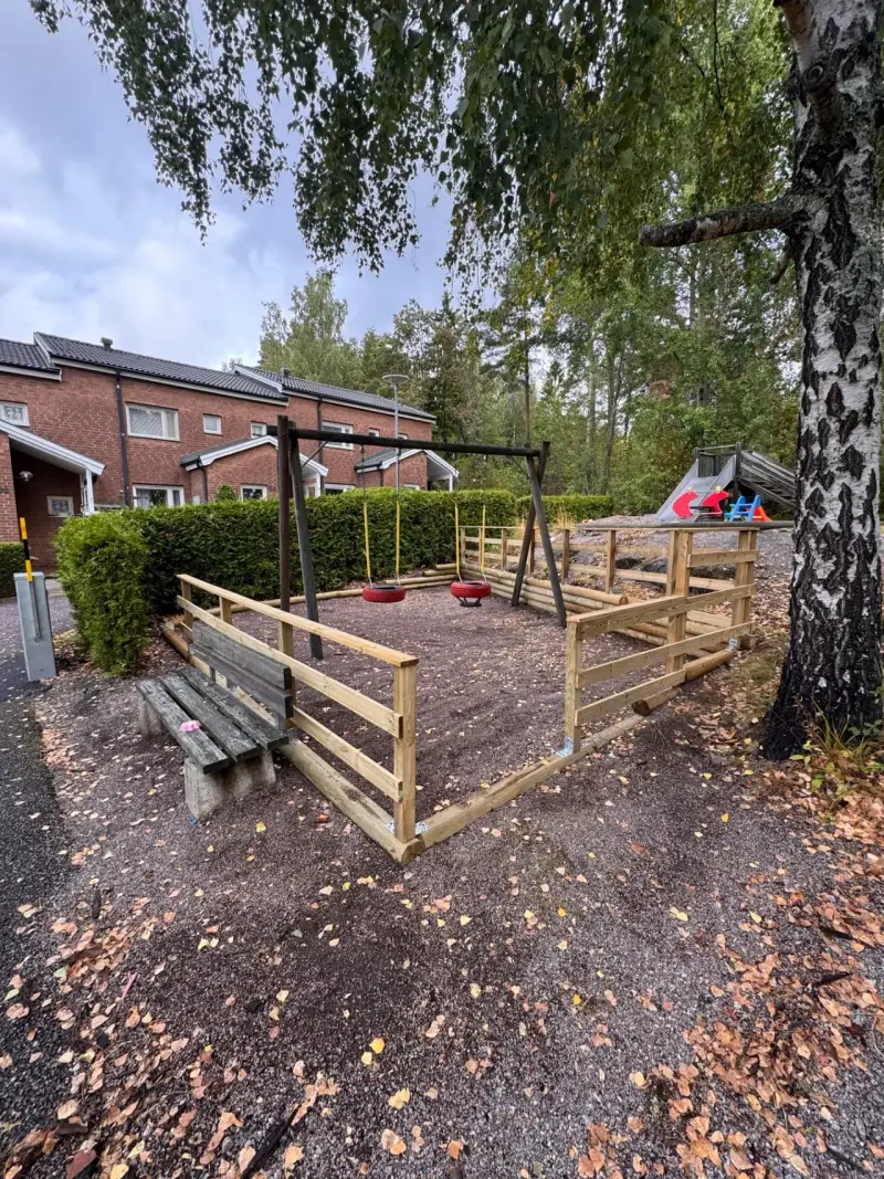 Renovering av uteplats – BRF i Uppsala